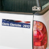 Chris Christie's voor President Bumpersticker (Op Truck)