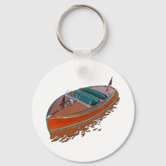 Chris-Craft Barrel Terug Sleutelhanger