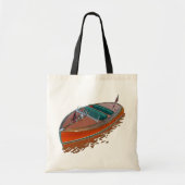 Chris-Craft Barrel Terug Tote Bag (Voorkant)
