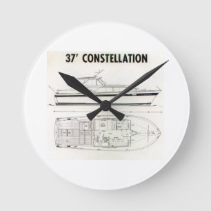 Chris Craft Constellation Boat Wall klok