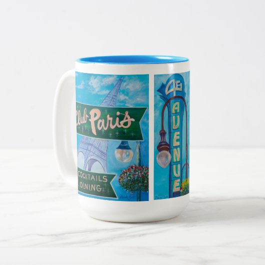 Chris & Dee 4th Ave. / Girdwood / Club Paris mok (Voorkant links)