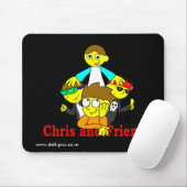 Chris en Friends Mousepad Muismat (Met muis)