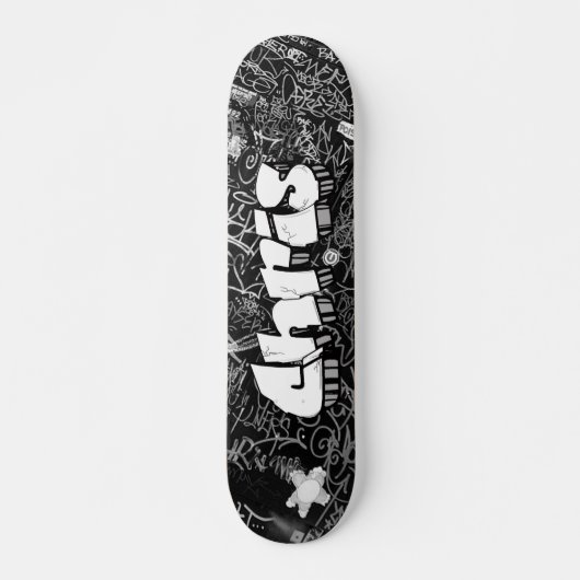 Chris Graffiti Custom Cool Skateboard personnalisé (Devant)
