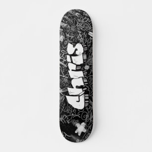 Chris Graffiti Custom Personalized Cool Skateboard