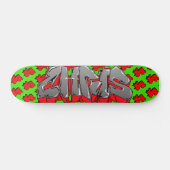 Chris Graffiti Personnalisé Cash Skateboard (Horz)