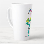 'Chris' - L'alignement est la clé Yoga Latte Mug (Angle gauche)