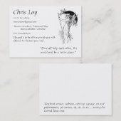 Chris Loy Fairy Godmoeder Visitekaartje (Voorkant / Achterkant)