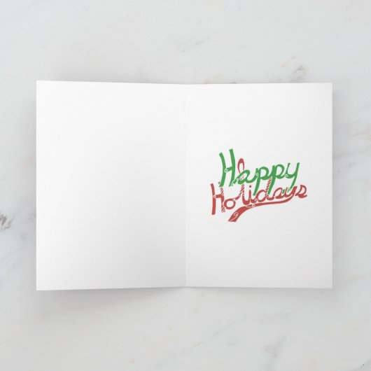 Chris Moose Feestdagen Kaart (Binnen)