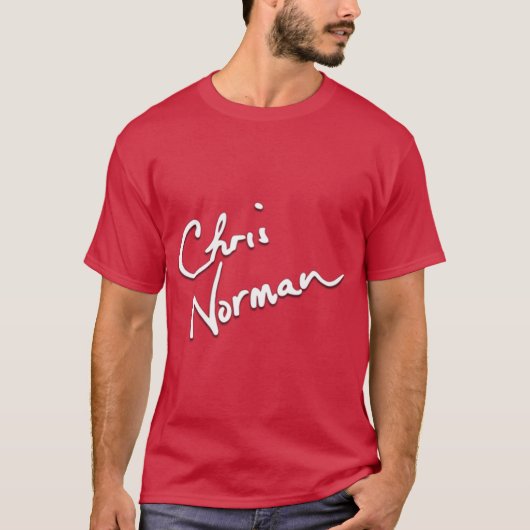 Chris Norman norman chris funny funny T-shirt (Voorkant)