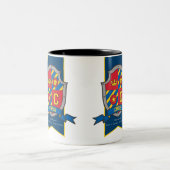 Chris ridder schild rood blauw naam betekent mok (Center)