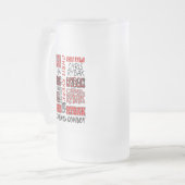 Chris Rybak over logo Rood zwart Matglas Bierpul (Voorkant links)