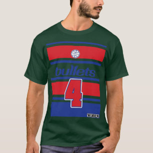 Chris Webber Retro Style Bullets Throwback Jersey T-shirt