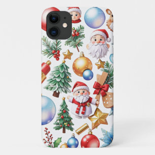 ChrisChristmas Reindeer Happy Christmas Happy New iPhone 11 Hoesje