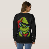 Chrismas grinch sweat-shirt for women trui (Achterkant volledig)