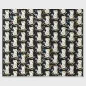 Chrismas Mess Cadeaupapier (Vlak)