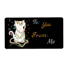 Chrismas Mess Gift Label