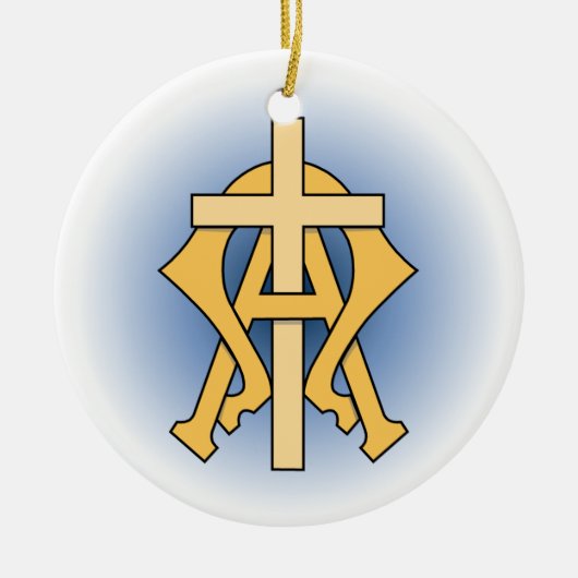 Chrismon Keramisch Ornament (Voorkant)