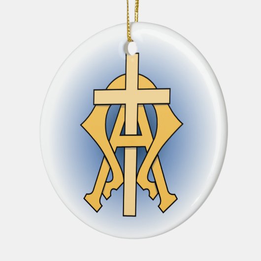 Chrismon Keramisch Ornament (Links)