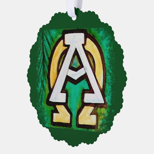 Chrismons 1 ornament kaart (Links)