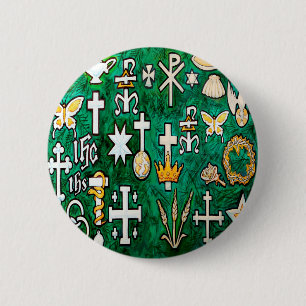 Chrismons Ronde Button 5,7 Cm