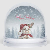 Chrismtas Bunny Rabny Globe de neige (Avant)