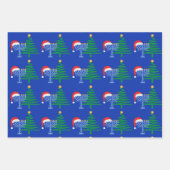 Chrismukkah Enveloppement Papier Plat Set de 3 (Devant)