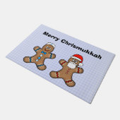 Chrismukkah Gingerbrood Mandedeur Deurmat (Schuin)