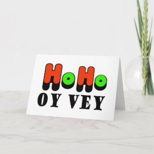 Chrismukkah Ho Ho Oy Vey Carte de voeux
