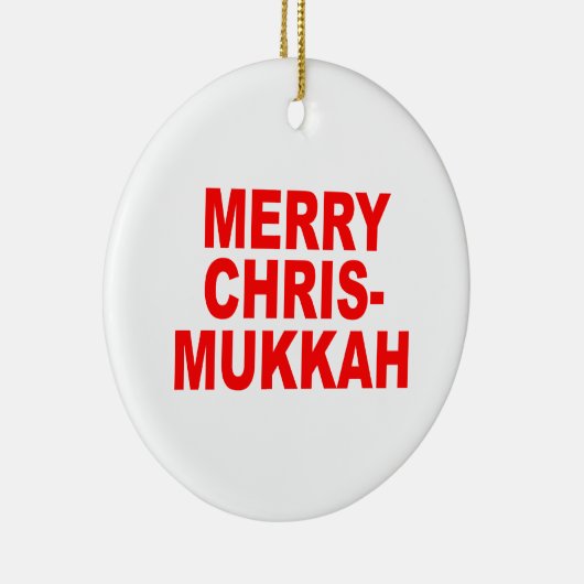 Chrismukkah Keramisch Ornament (Rechts)
