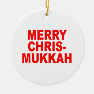 Chrismukkah Keramisch Ornament