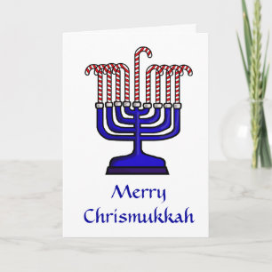 Chrismukkah Spirit van het Seizoen Wenskaart Feestdagen Kaart