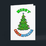 Chrismukkah Star de David Carte Arbre de Noël<br><div class="desc">Le terme "Chrismukkah" a commencé en 2003 dans une émission télévisée intitulée "The O.C." Il peut être interprété comme (1) le mélange de Noël et d'Hanoukka pendant la période des fêtes dans les maisons où l'un est juif et l'autre est de foi protestante chrétienne. C'est une façon de célébrer les...</div>