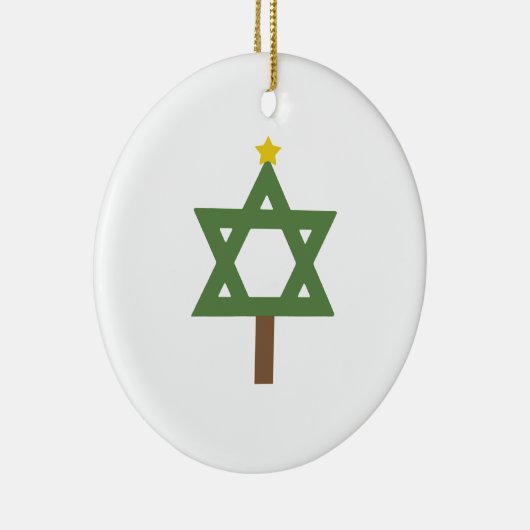Chrismukkah Tree Keramisch Ornament (Rechts)