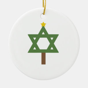 Chrismukkah Tree Keramisch Ornament