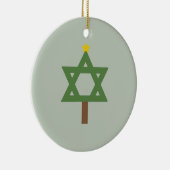 CHRISMUKKAH TREE -.png Keramisch Ornament (Rechts)