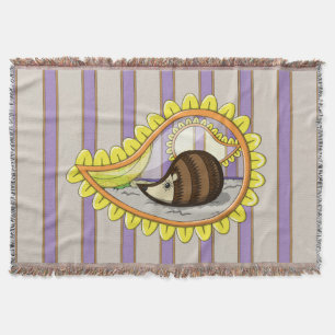 Chrissy the Hedgel Throw Blanket Deken