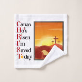 Christ Acroniem Badhanddoek Set Bad Handdoek (Wasdoekje)