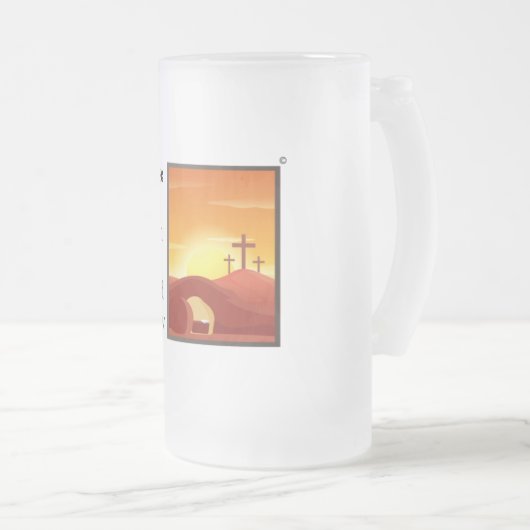 Christ Acroniem Frosted Mok (Voorkant rechts)