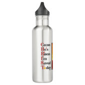 Christ Acroniem Water Bottle Waterfles (Links)