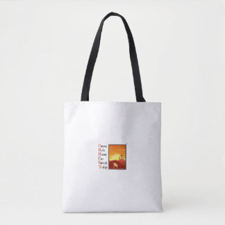 Christ Acroniem White Church Canvas tas
