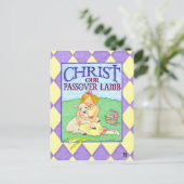 Christ agneau Pâques Inspiration Carte postale (Debout devant)
