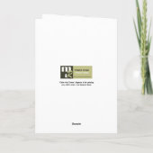 Christ avec Thorns. Cartes de Pâques (Dos)