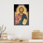 Christ Blessing, Grifo di Tancredi Poster des Beau (Cuisine)