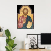 Christ Blessing, Grifo di Tancredi Poster des Beau (Bureau à domicile)