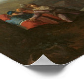 Christ & Cross - van Poelenburch Art Poster (Coin)