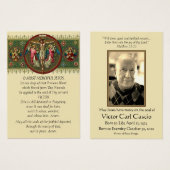 Christ Crucifié avec les anges catholique funérail (Devant & derrière)