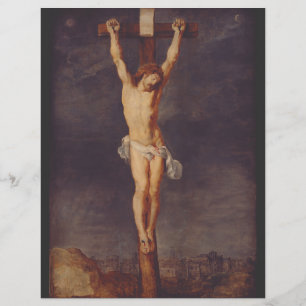 Christ dood aan het kruis door Peter Paul Rubens K Flyer