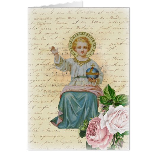 Christ enfant le roi Vintage religieux (Devant)