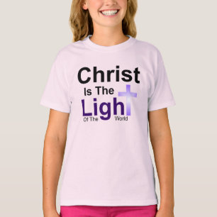 Christ Est La Lumière T-Shirt Enfants