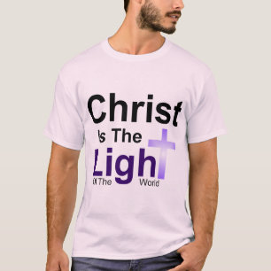Christ Est La Lumière T-shirt pour hommes